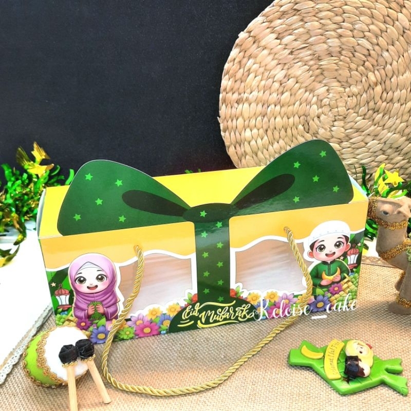 

isi 5 box/@8.500)BOX IDUL FITRI UKR 27,5 cm x 9 cm x 11,5 cm