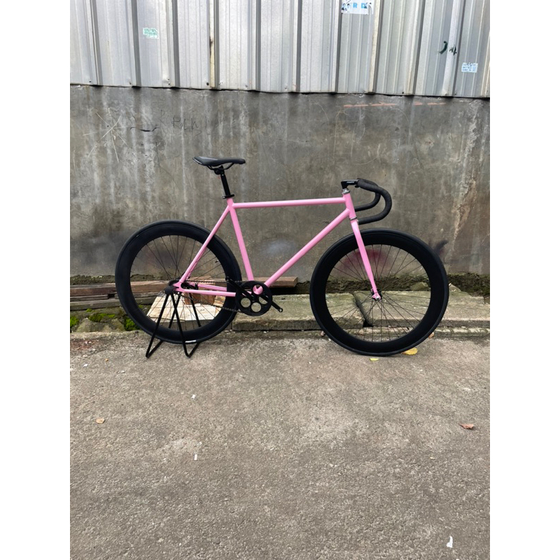 Fullbike sepeda fixie 700c classic size 50 doltrap / Torpedo pink