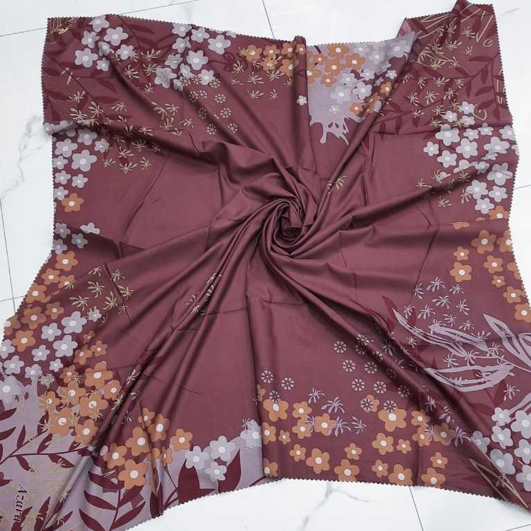 Jilbab - Kerudung segi empat voal motif syari