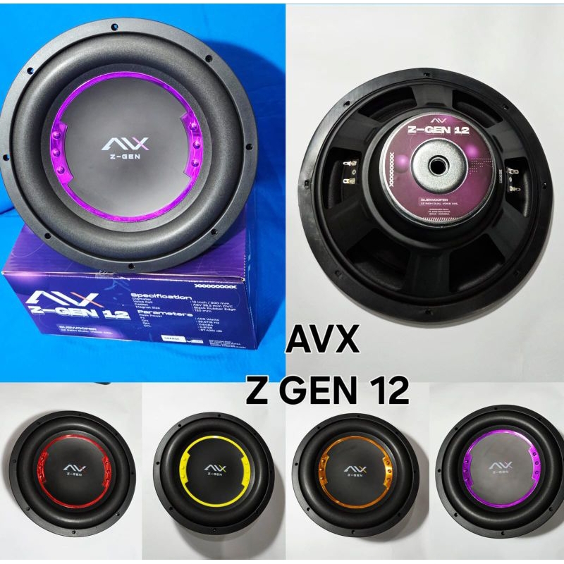 Subwoofer AVX Z Gen 12 - Mirip VENOM - 12 inch Subwoofer AVX Z GEN 12 Double Coil