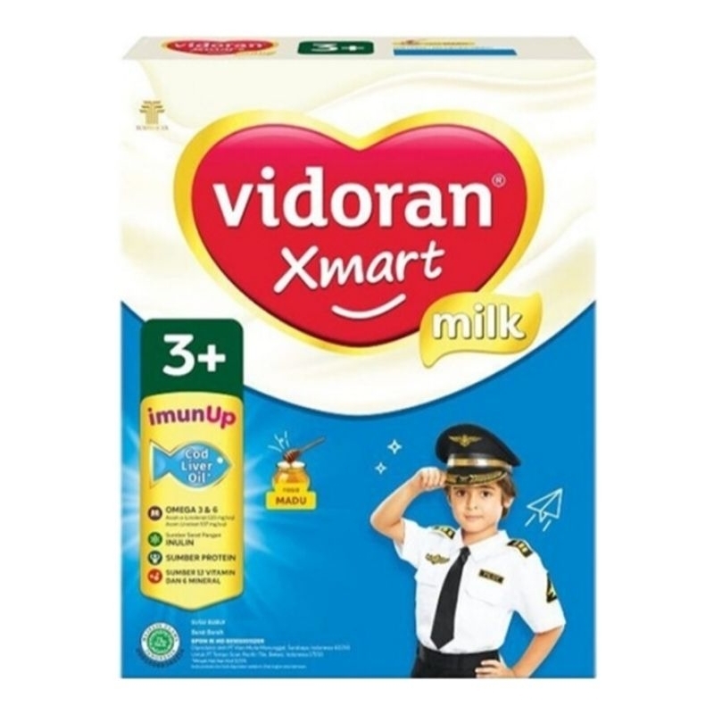 

vidoran Xmart 3+ Susu Pertumbuhan Anak 3-5 Tahun Madu & Vanila 925g