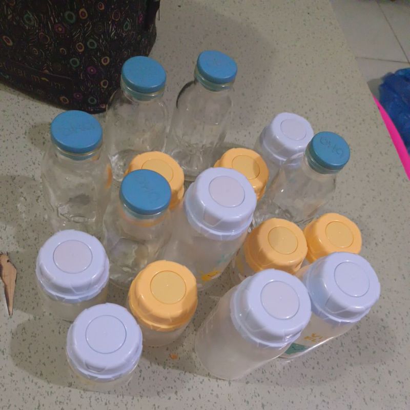 preloved botol penyimpan asi bka dan vita flow