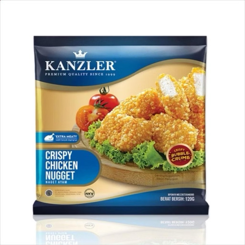 

KANZLER CRISPY CHICKEN NUGGET 120 GRAM