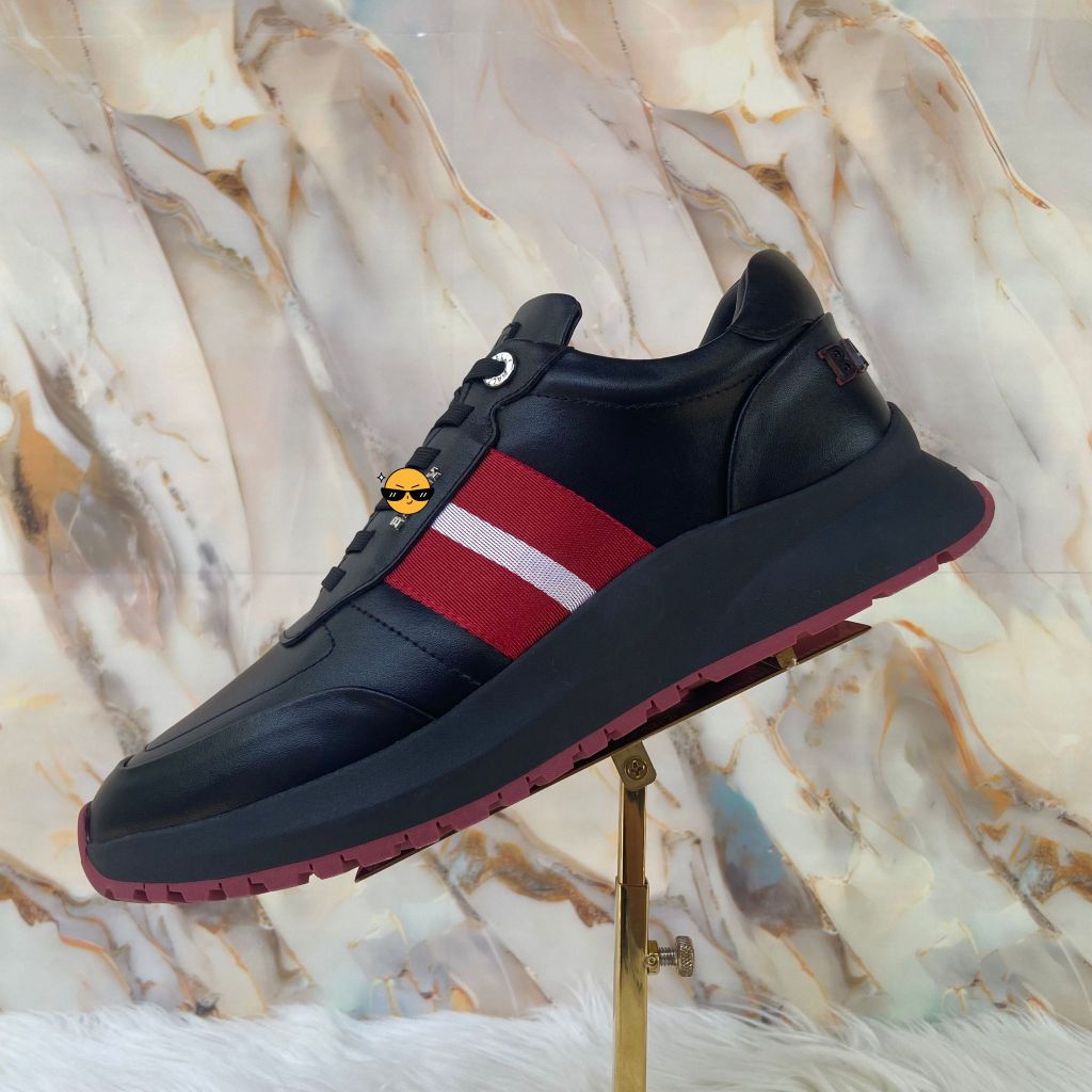 Sepatu Itali Pria Black Kulit