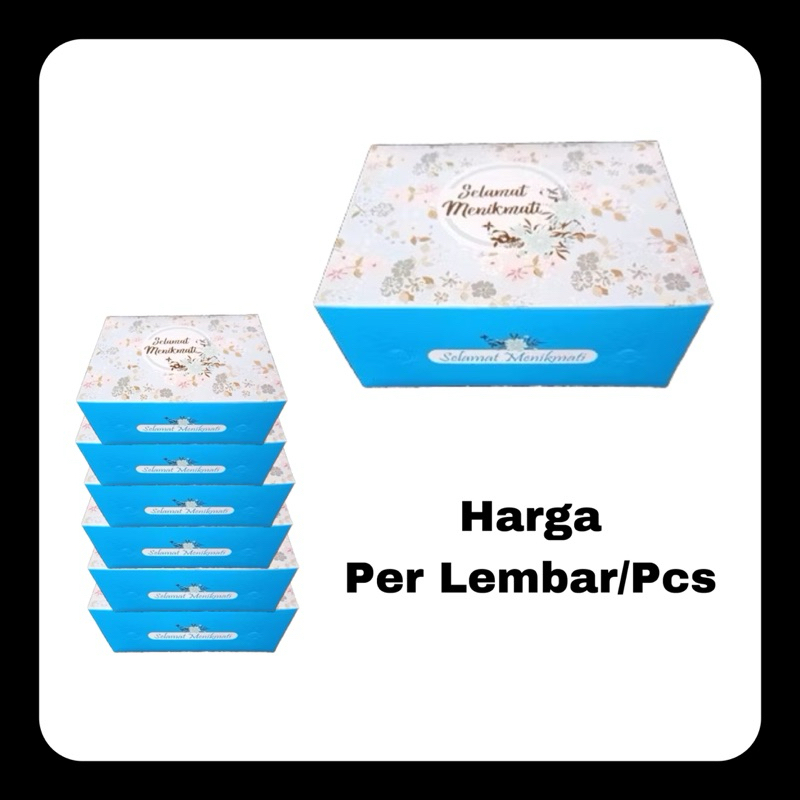 Box Kardus Murah. Kardus Ukuran 15x15 cm. Box Nasi/Snack/Kue.