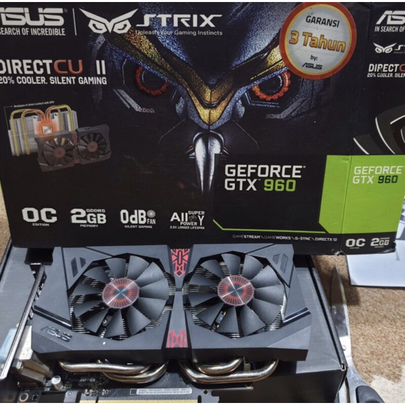 VGA ASUS STRIX GTX 960 2gb OC