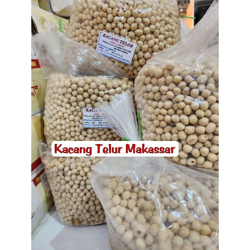 

kacang telur makassar 500g & 1kg