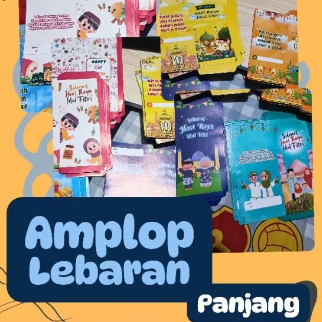 

AMPLOP/ANGPAU LEBARAN IDUL FITRI PANJANG 7X12 CM ( UANG JADI TIDAK DILIPAT)