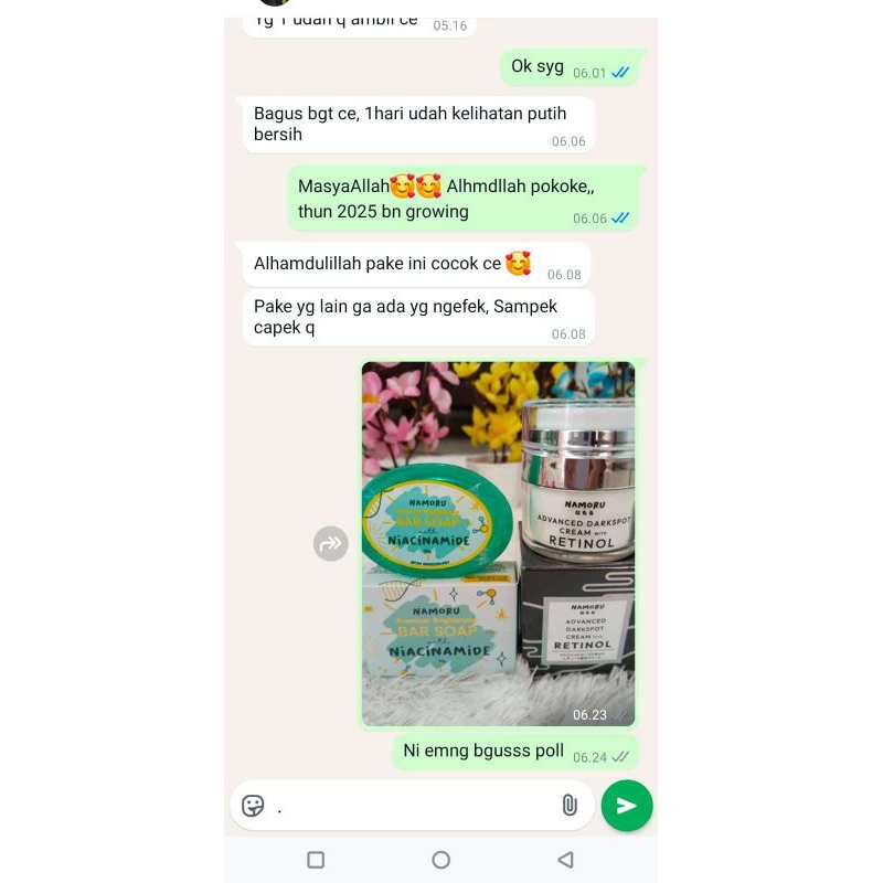 bundling retinol+sabun namoru