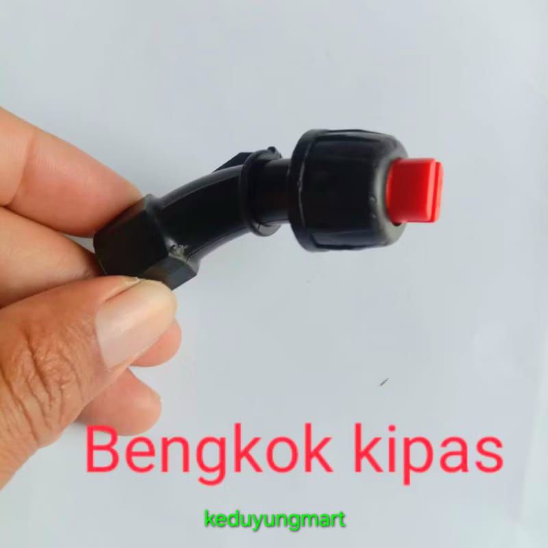 nozzle sprayer pipih kipas bengkok spuyer
