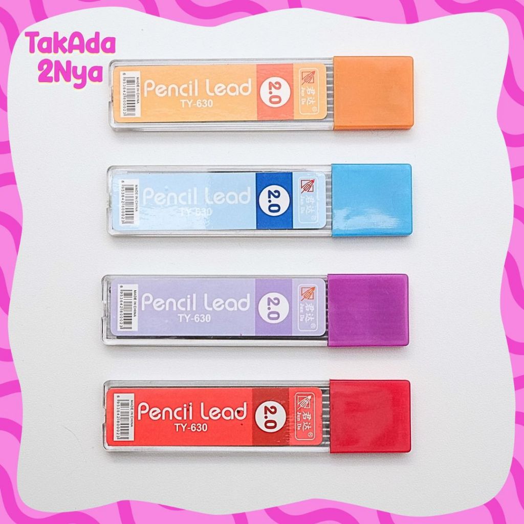 

Refill Pensil Mekanik JunDa TY-630 2MM Cetek Box Hitam Mechanical Alat Tulis Kantor Isi Ulang