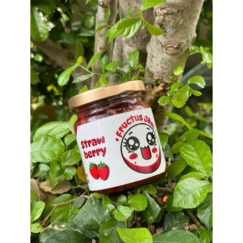 

HOMEMADE Fructus Jam Selai Strawberry 200 gr - Selai Buah Stroberi Tanpa Bahan Pengawet