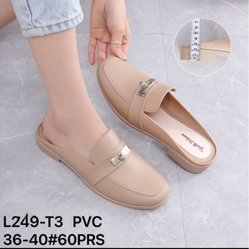 Sepatu Sandal Slop / Sandal Wanita Selop Buntu / Sendal Perempuan / Sandal Karet Jelly / Sepatu Wani