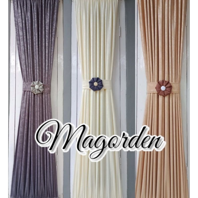 gorden kupukupu ikat pita jendela minimalis