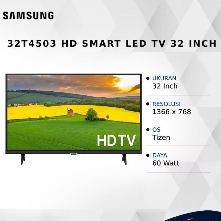 SAMSUNG 32T4503 HD Smart LED TV 32 Inch YOUTUBE/NETFLIX SMART TV