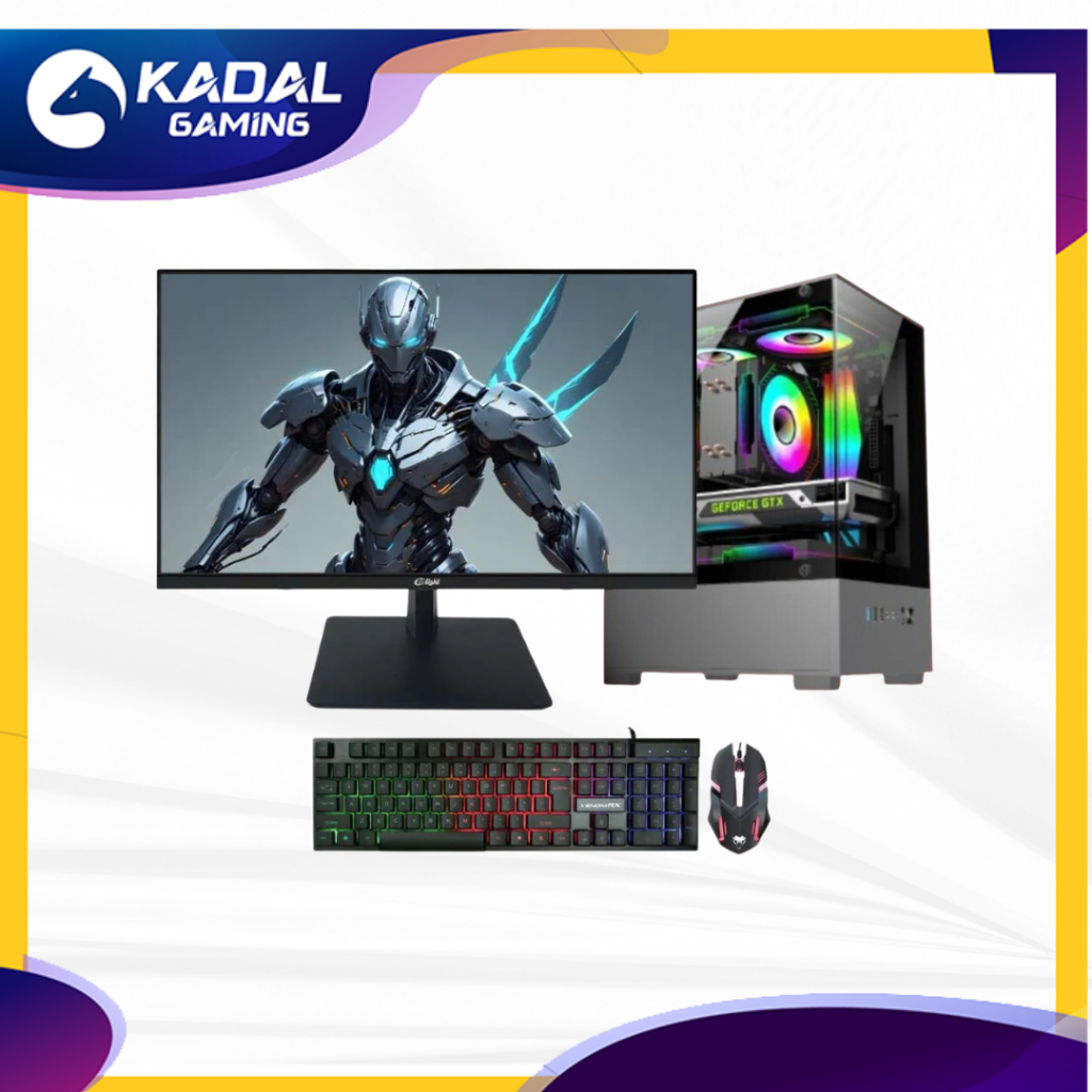 PC GAMING EDITING INTEL CORE I5 6500 VGA RADEON RX 580 8GB RAM 16GB DDR4 SSD 256GB FULLSET HITAM / P