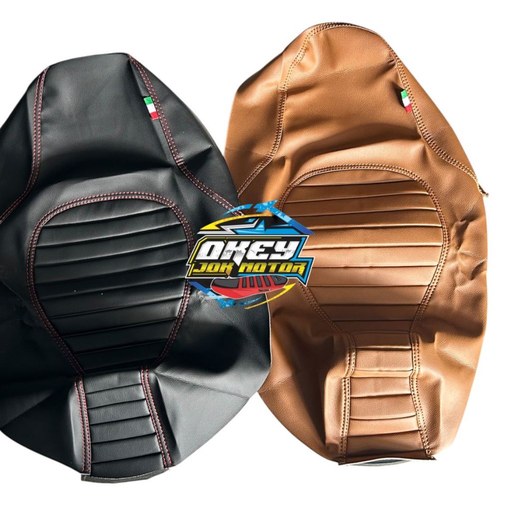 kulit jok motor/CUSTOM JAPSTILE jok motor/ CAFERACER ORIGINAL/kulit jok vario/kulit jok motor scoopy