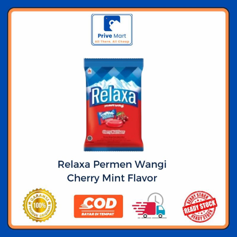 

Relaxa Cherry Mint Flavor 125g Isi 50pcs Prive Mart