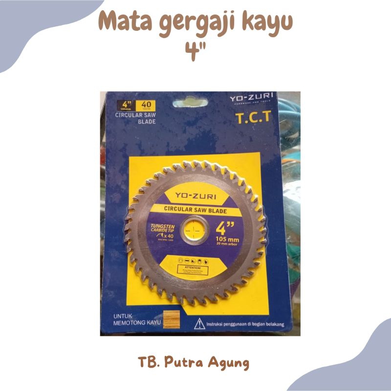 mata gergaji kayu 4 inch 105 mm