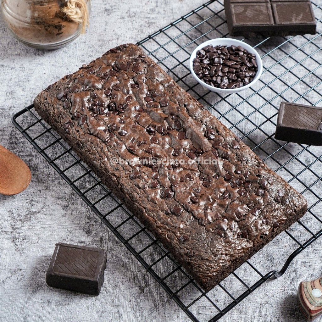

Brownies Oven Cokelat Flakes | Brownies Panggang | Brownies Cinta