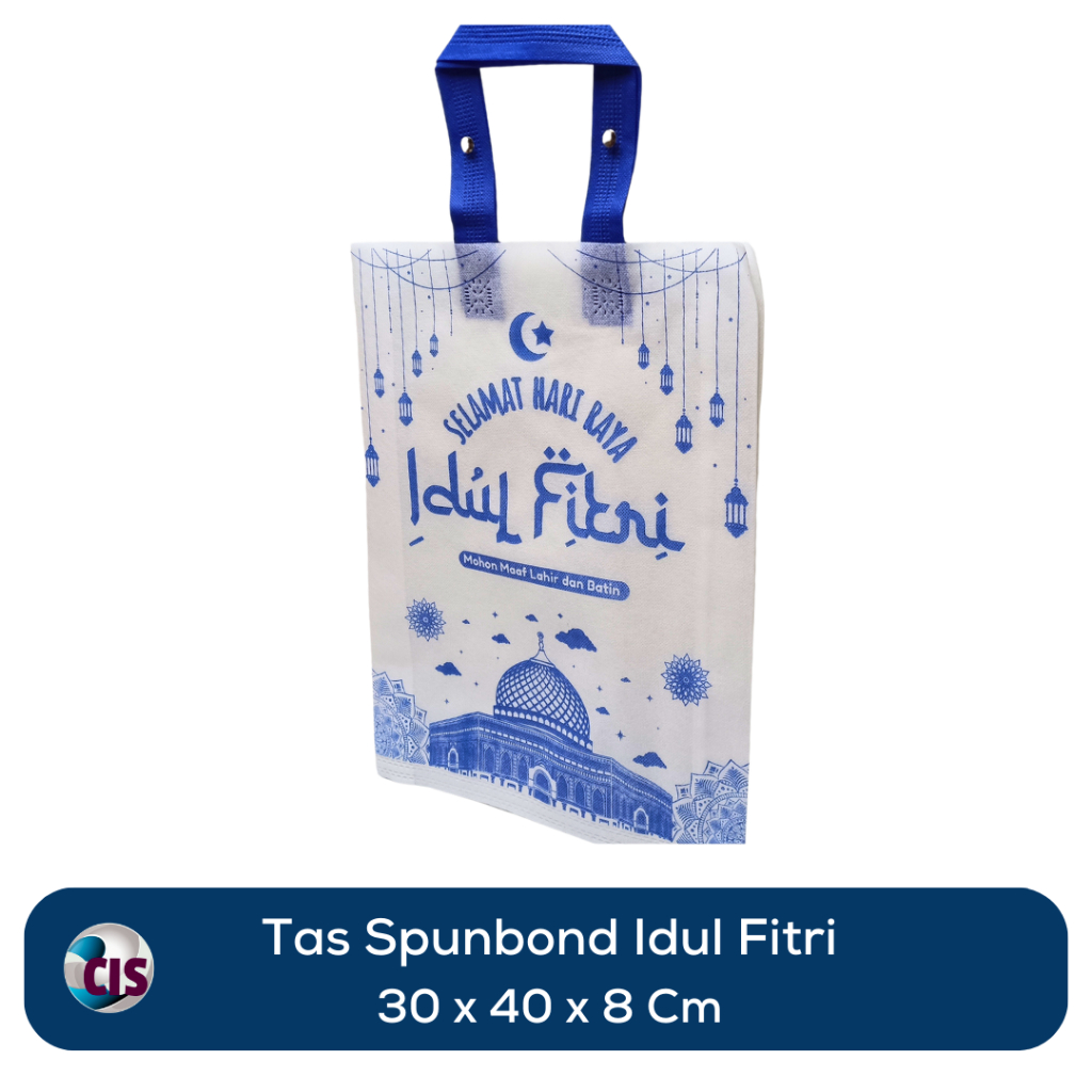 

Goodie Bag Lebaran Idul Fitri uk 30x40x8 - TAS Spunbond IDUL FITRI 30 x 40 x 8 (ID-08)