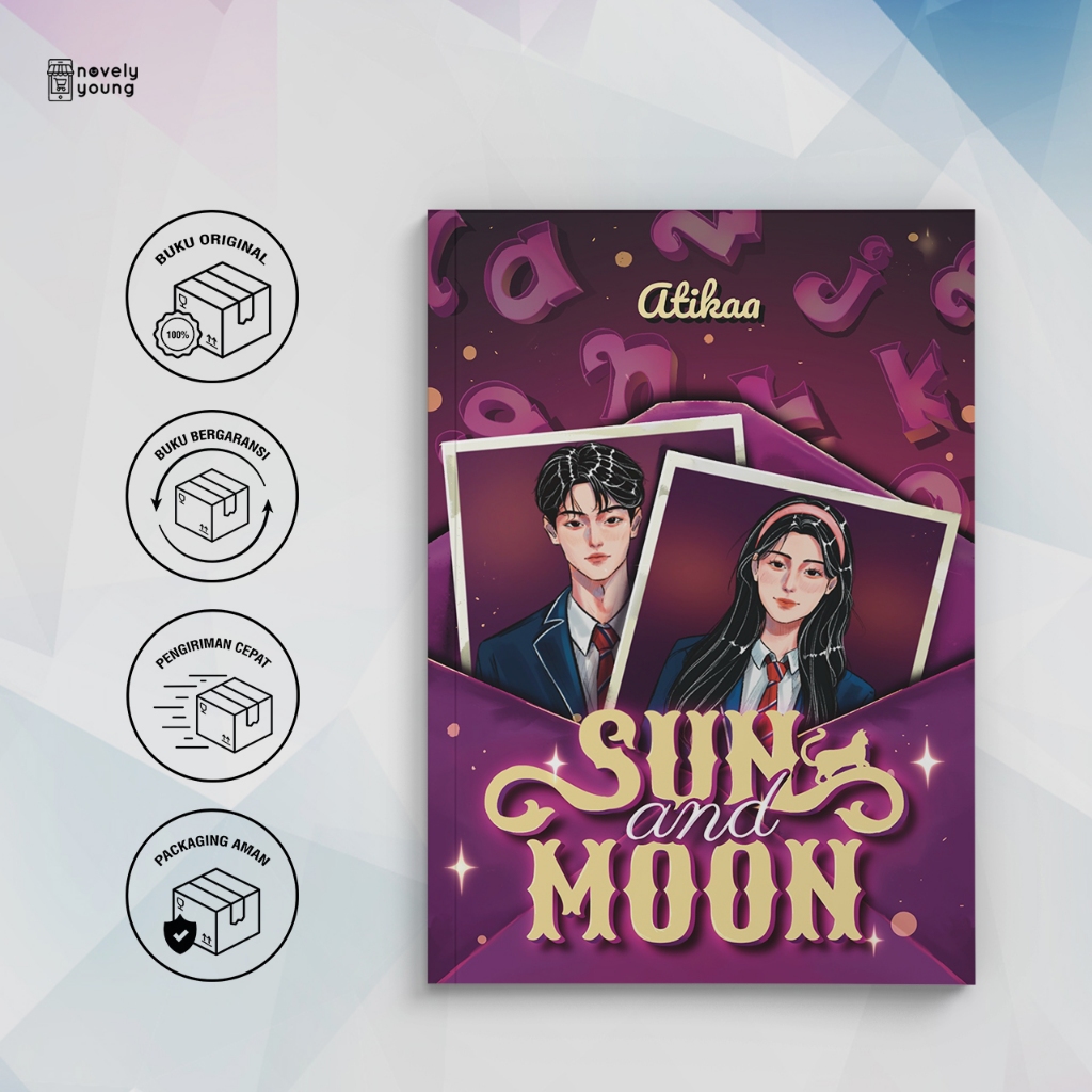 Novel Sun And Moon - Atikaa - Blackswan Books - Gratis Biaya Packing