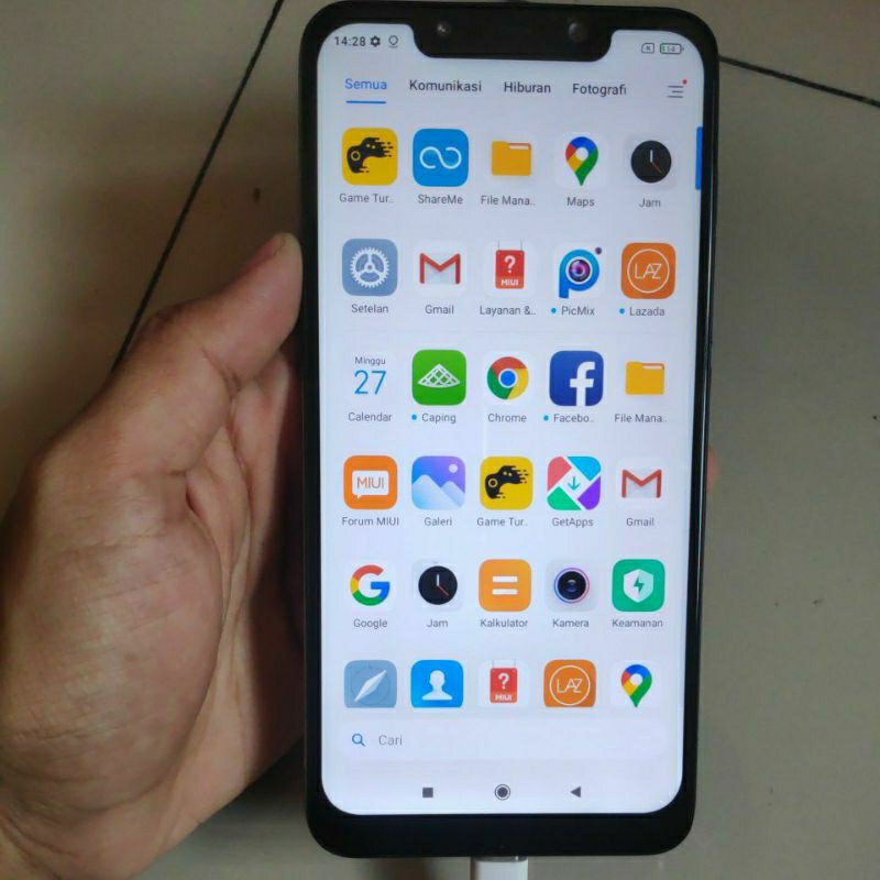 LCD Poco F1 Original Copotan + Frame