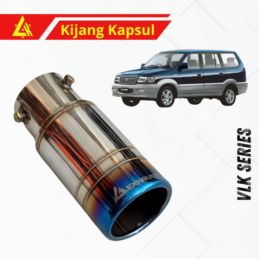 Muffler variasi ujung knalpot mobil kijang krista/LGX/super