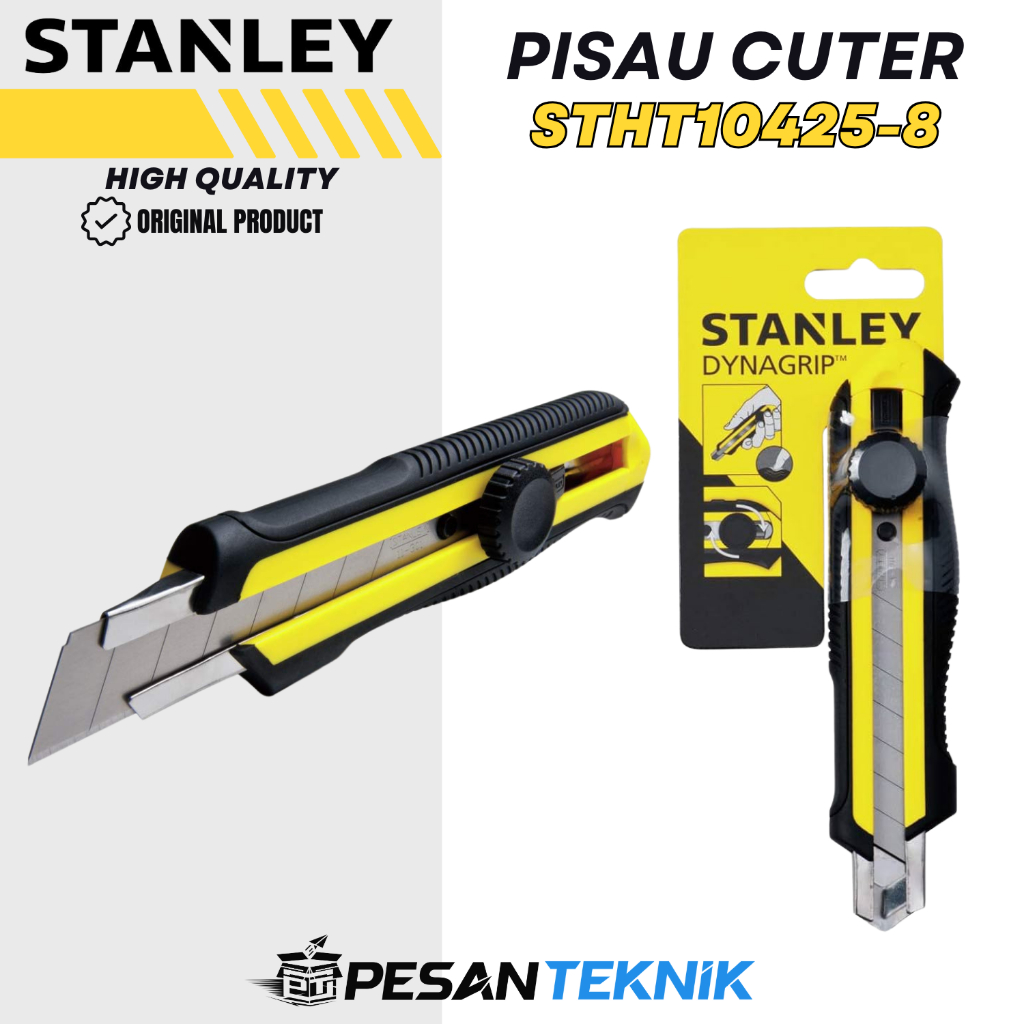 

Cutter STANLEY dynagrip snap-off knife Pisau Cuter STHT10425-8