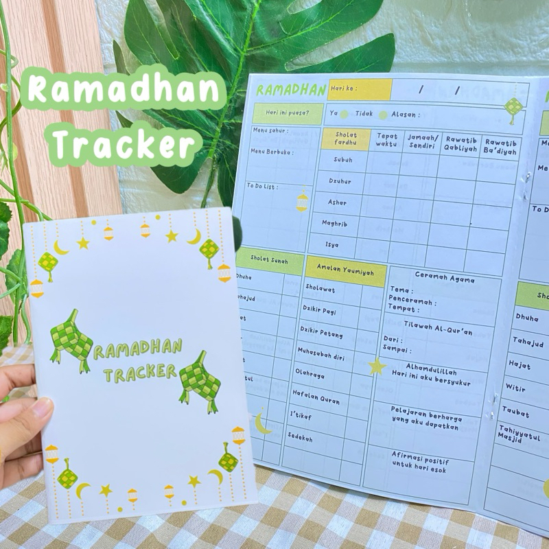 

Buku Ramadhan Tracker Ramadhan Planner Aesthetic