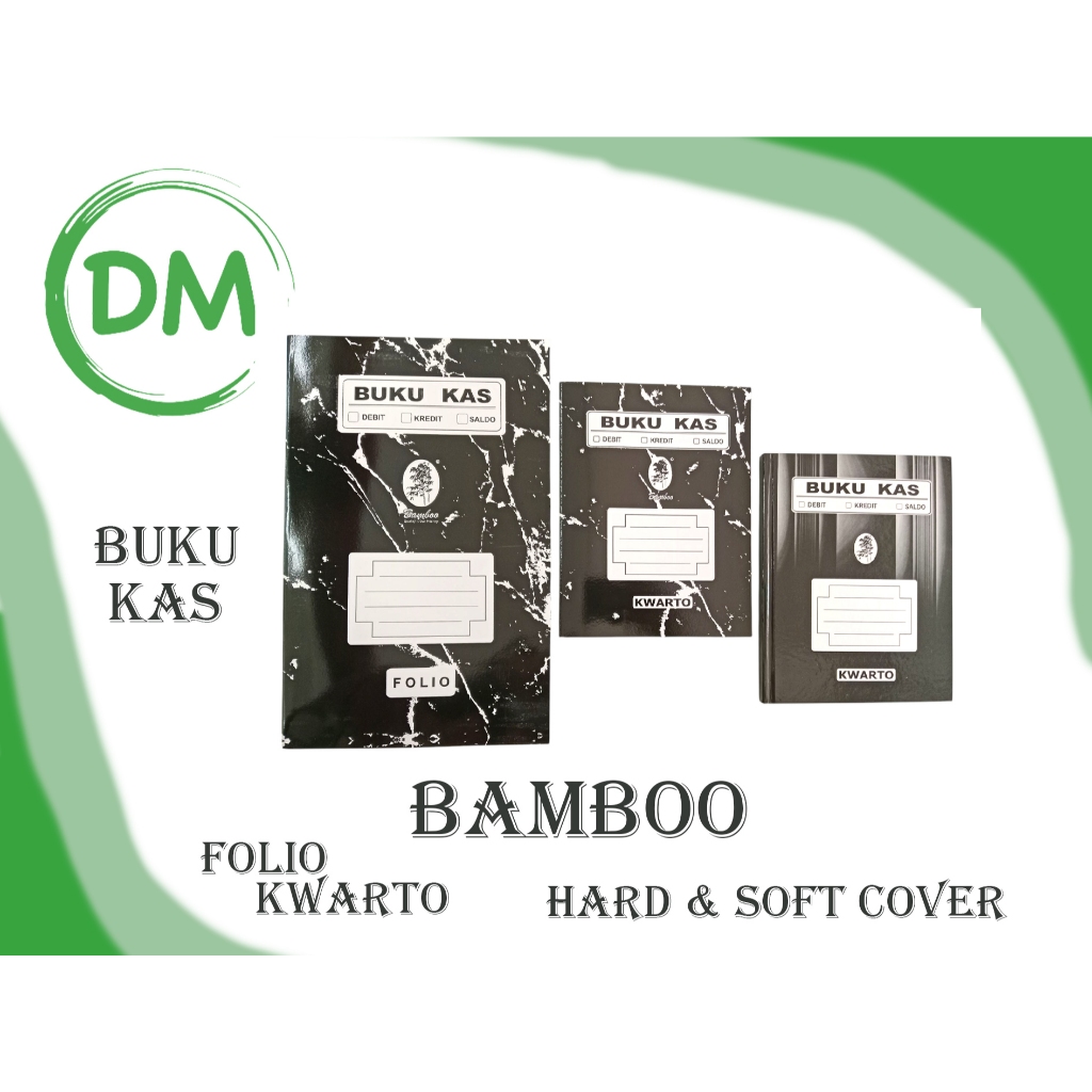 

DM BUKU KAS BAMBOO FOLIO KWARTO HARD SOFT COVER