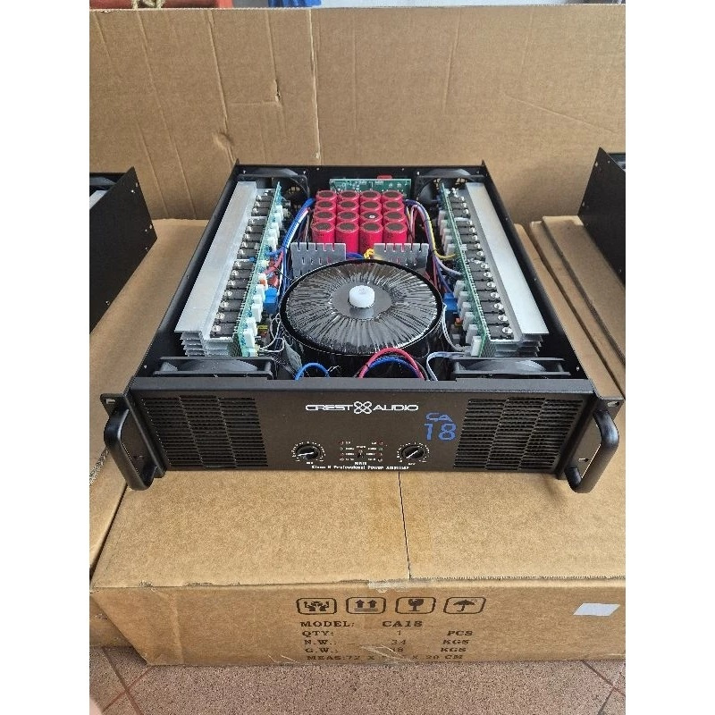 POWER AMPLIFIER CREST AUDIO CA18 SCREEN