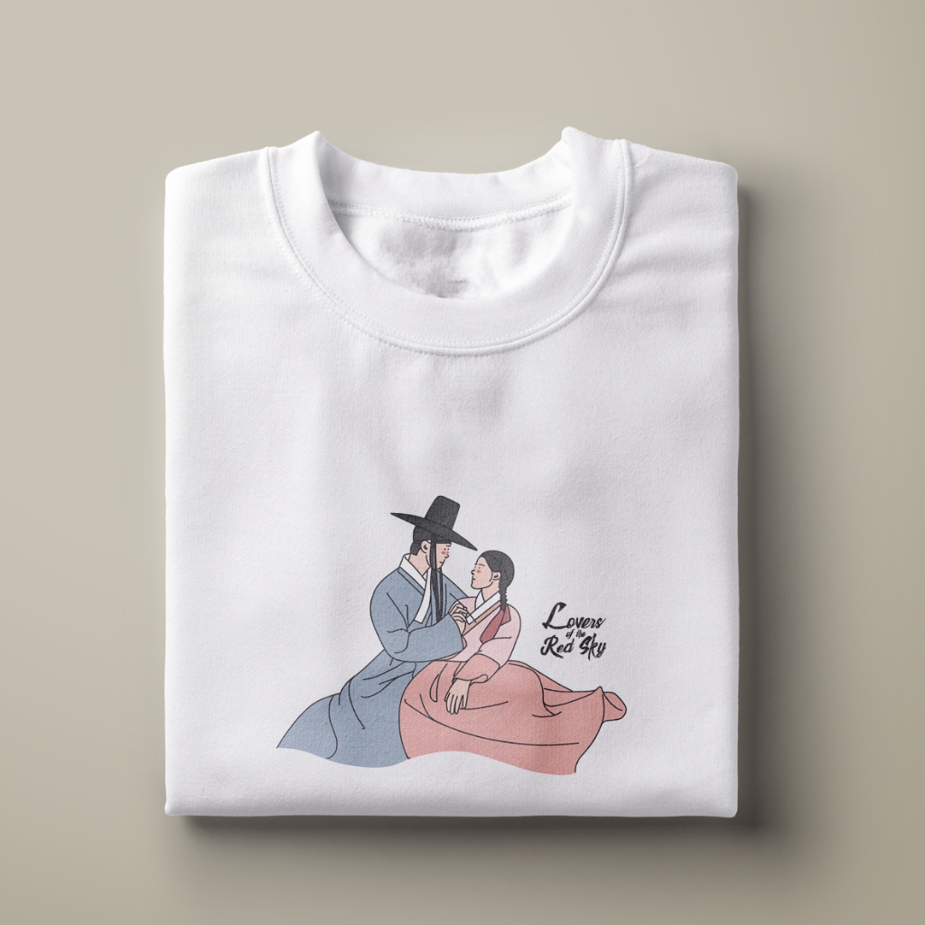 KAOS KDRAMA Lovers of the Red Sky KOREAN DRAMA T-SHIRT KOREAN DRAMA KDRAMA MERCHANDISE KAOS DRAMA KO