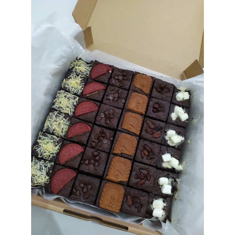 

Dark choco fudgy brownies 25X25