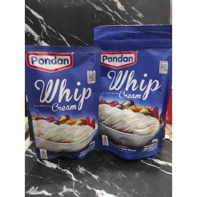 

PONDAN WHIP CREAM 100GR & 200GR