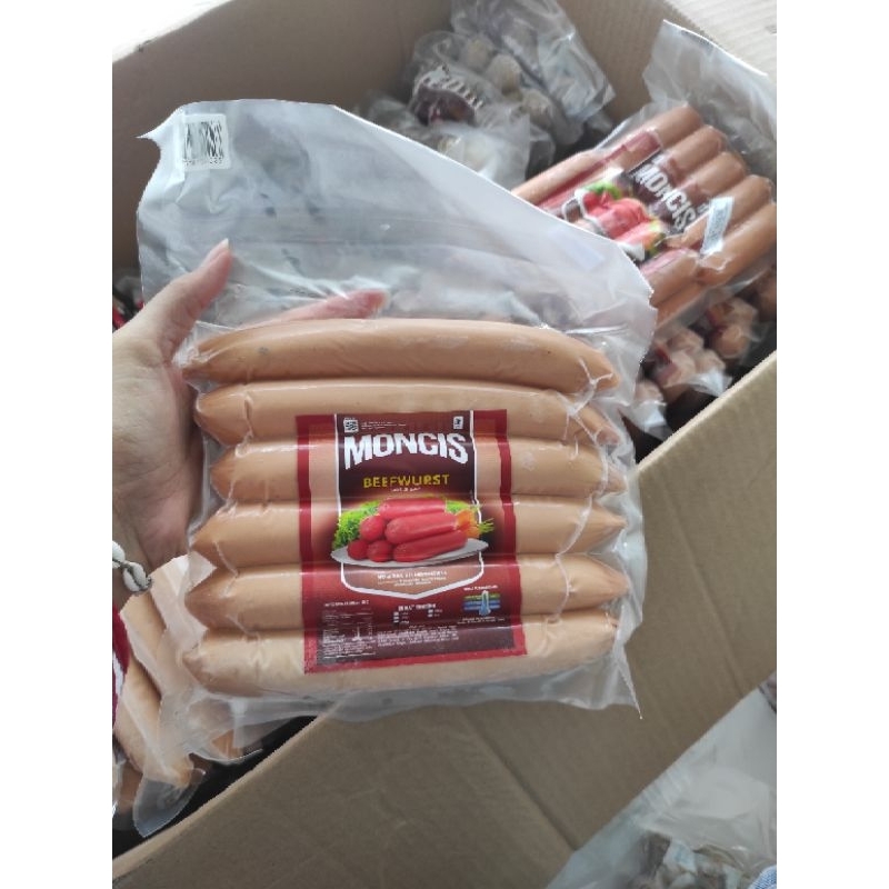 

Moncis Beefwurst Original 500gr isi 6