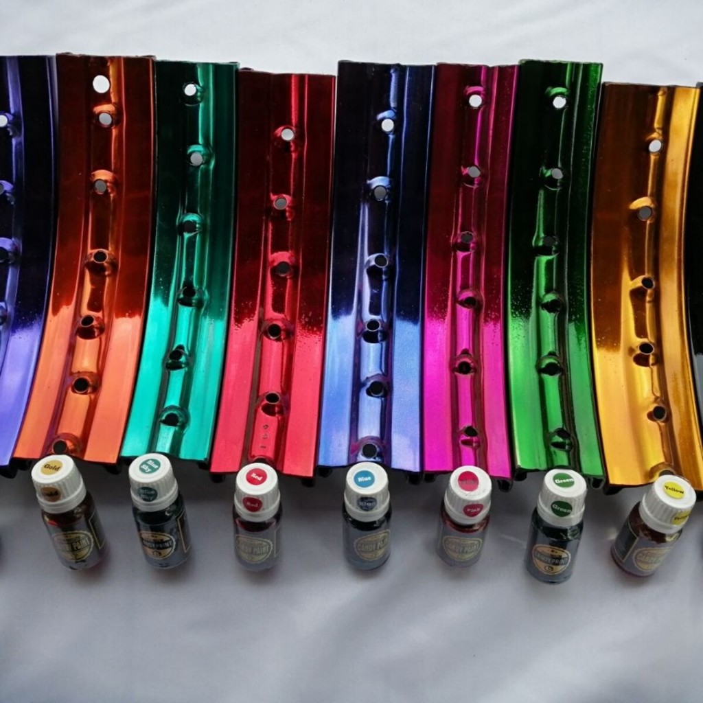 ArCo Cat Chrome Candy Paint Cat Oles Velg Chrome Candy Instan Premium