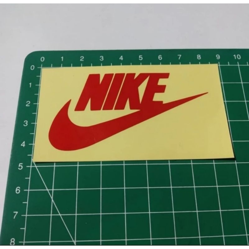 stiker cutting nike