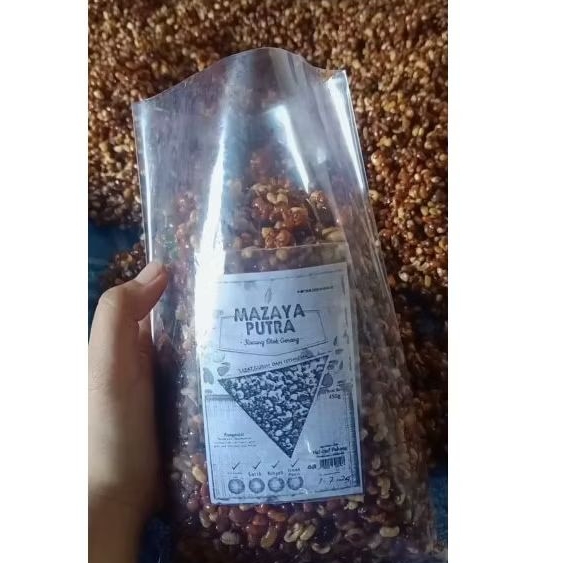 

(450 gram) camilan Otok goreng gurih manis pedas sedikit khas Madura, kacang kacangan enak kriuk isi banyak