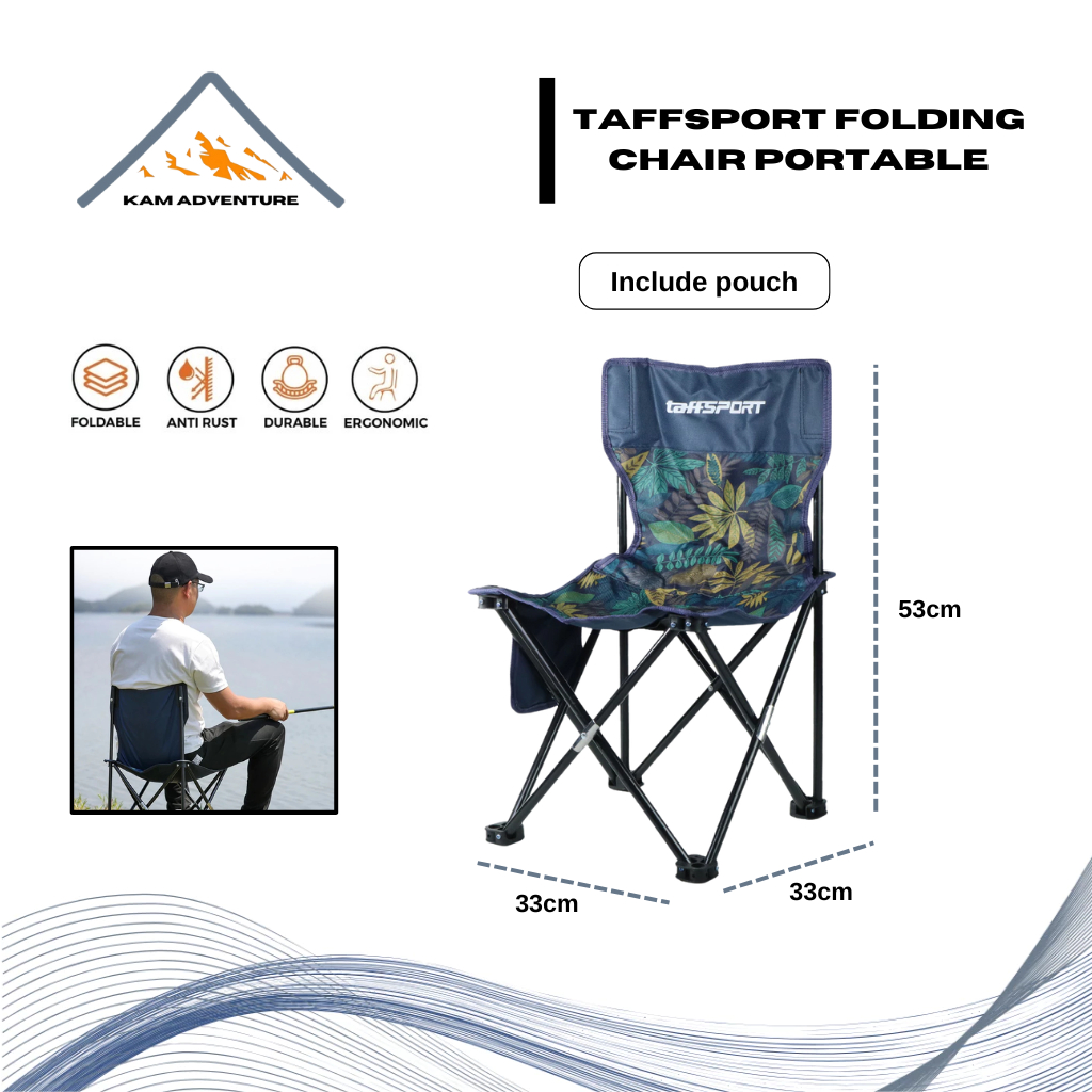 Kursi lipat portable camping - kursi lipat camping - kursi lipat outdoor - kursi lipat kemping - kur