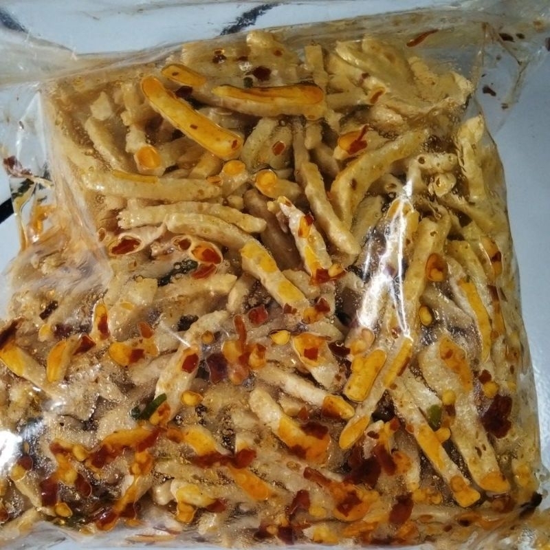 

promo basreng pedas daun jeruk 250 gram kriuk tidak keras