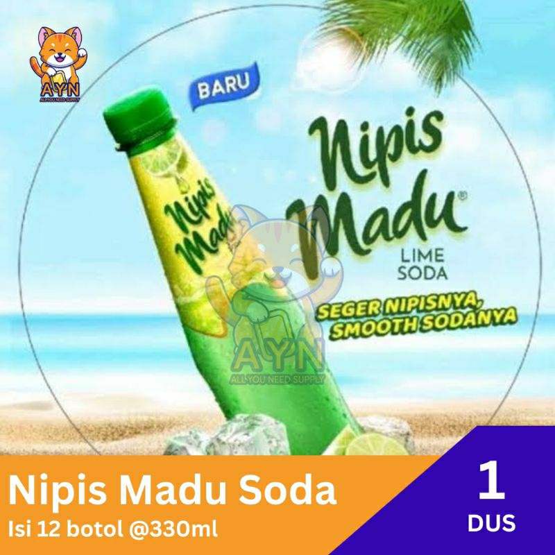 

Nipis Madu Soda 330 ml [ 1 dus isi 12 botol ]