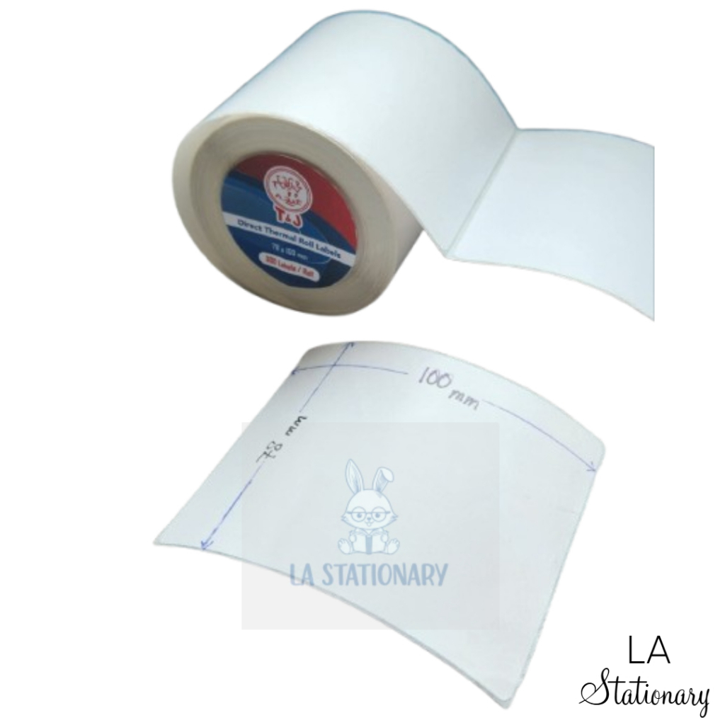 

LA Stationary / Kertas resi / Thermal Tape 78mm x 100 mm isi 300 lembar