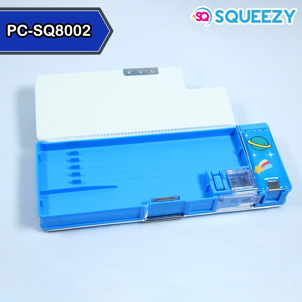 

Kotak Pensil Ukuran Jumbo Tempat Pensil 2 Sisi + Rautan PC-SQ8002