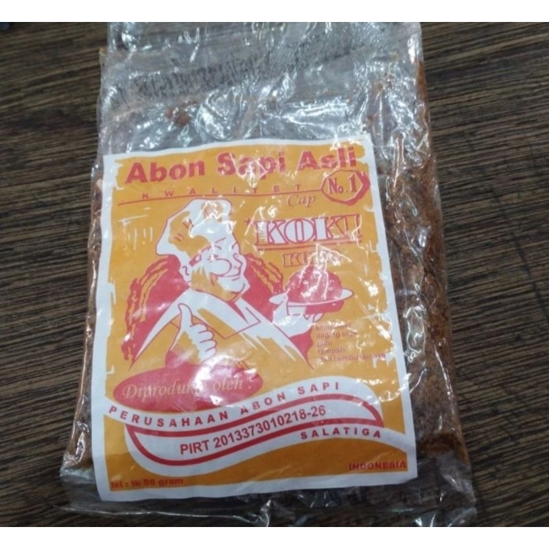 

Abon sapi Asli No 1 Cap Koki Koko 50 Gr