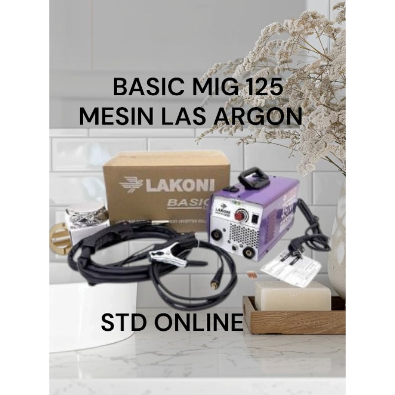 Lakoni Basic MIG 125 iXR / Mesin Las Tanpa Gas 450 Watt