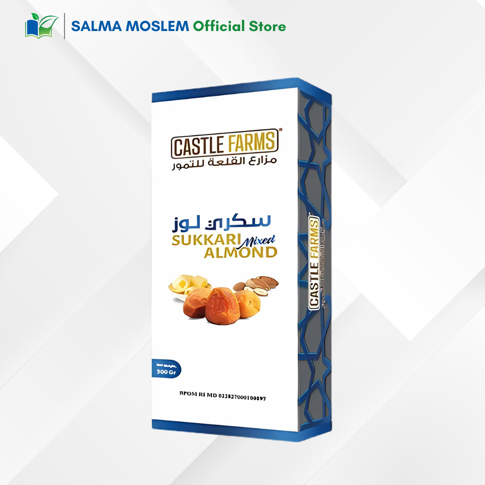 

Kurma Sukari Almond Castle Farms 500 gram Kurma Isi Kacang Almond Tanpa Biji
