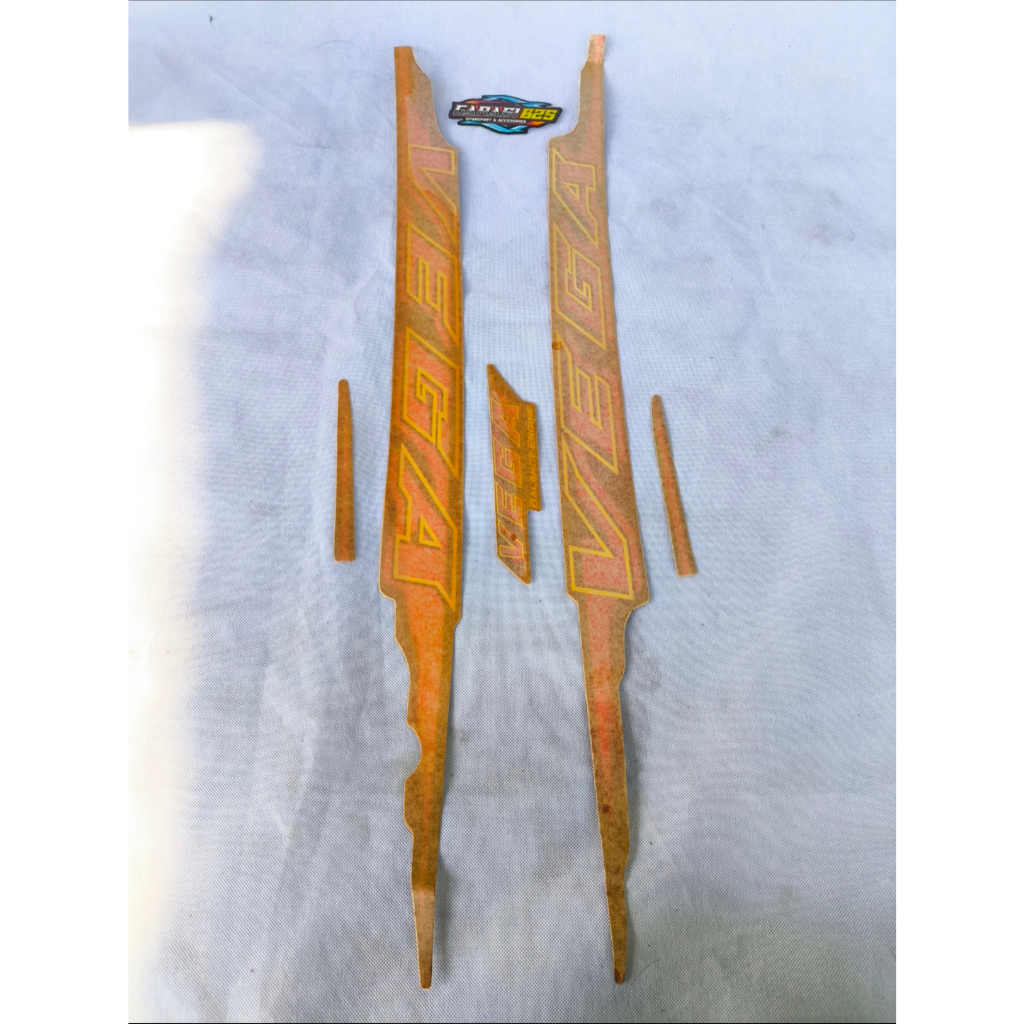 Striping Stiker List Yamaha Vega Lama Old Merah Tahun 98 99 Original Ritrama