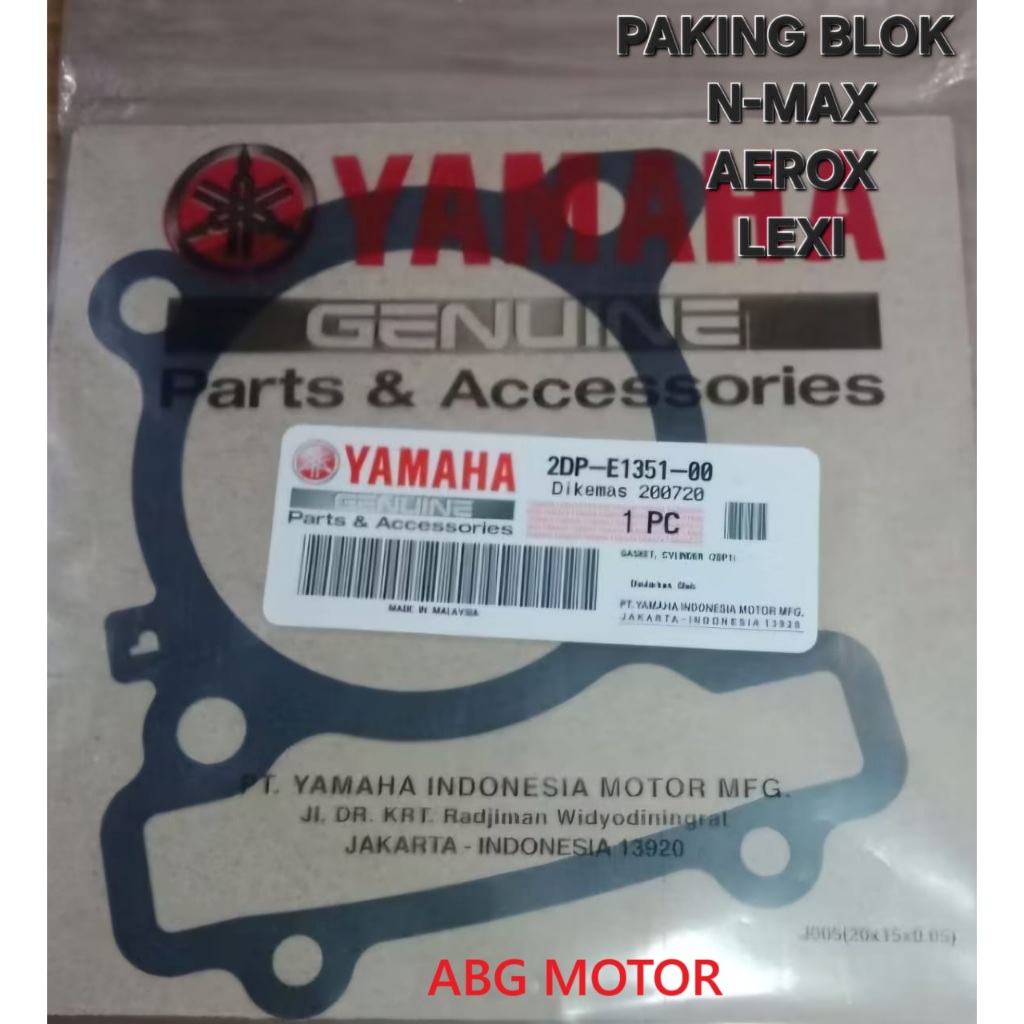 PAKING CYLINDER BLOK BLOCK NMAX N MAX LEXI AEROX ORIGINAL