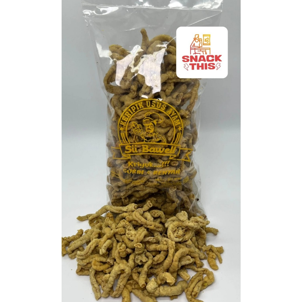 

Keripik Usus Premium, Gurih, Renyah, dan Lezat Maksimal